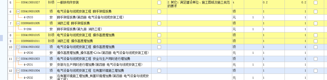 答疑：为什么补项的安装费计取不上啊