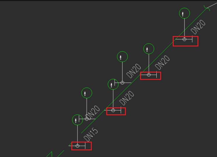 答疑：请问，图上的给水管，是否只需要计算干管，圈定的部分也是管吗？