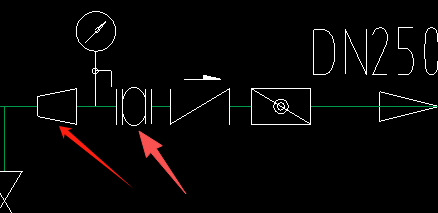 答疑：水循环图纸，系统图，箭头表示什么阀门？配件？