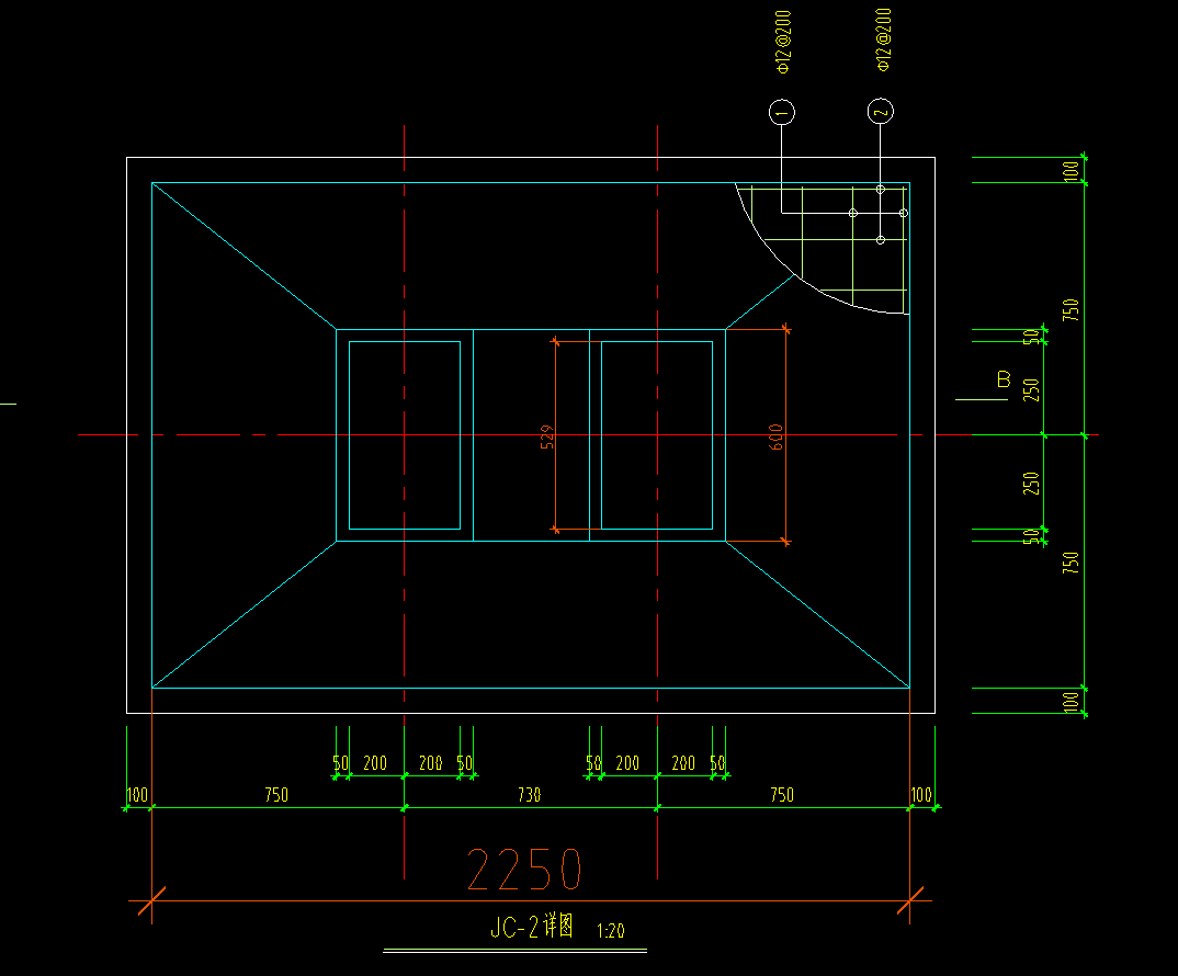 答疑：请问老师，这个双承台的样子用什么参数化，如图