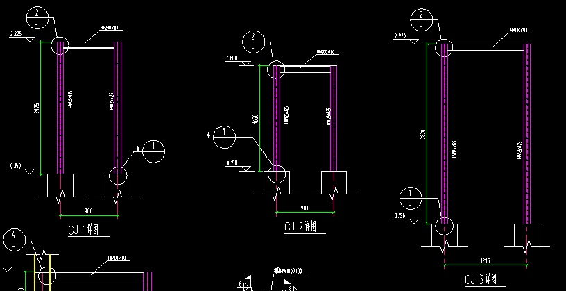 答疑：关于热力管道支架套江苏2014定额的问题，设计混凝土基础上用H型钢柱和梁，