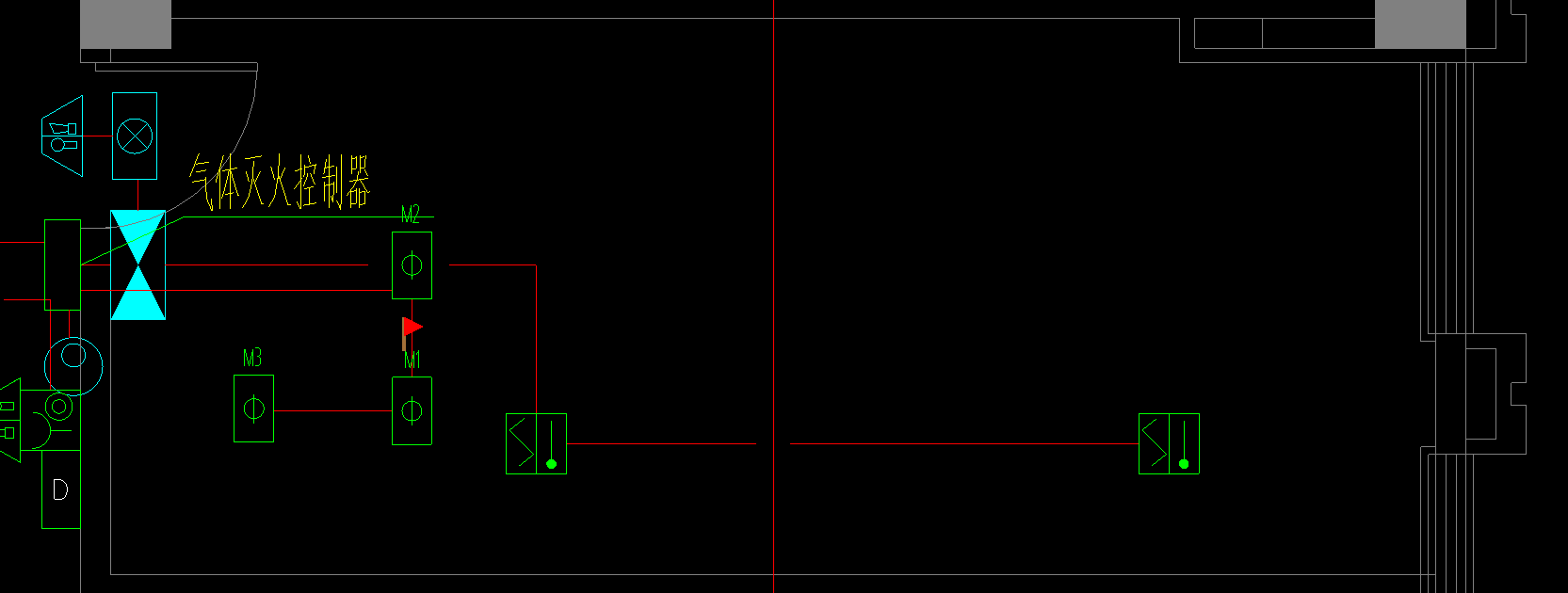 答疑：气体灭火系统联动控制系统的这个M1和M2、M3分别是什么？