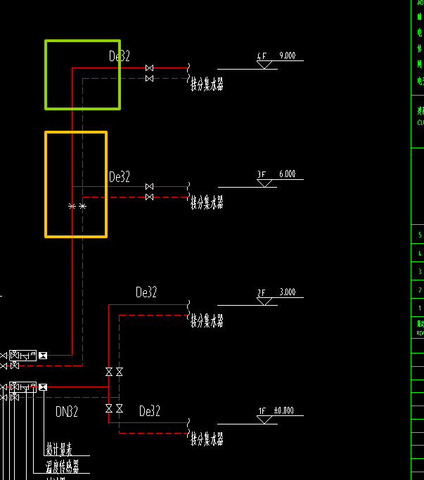 答疑：关于采暖套管红色地方需要，绿色框框需要吗