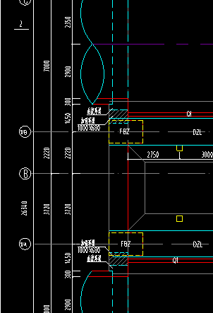 答疑：请问我这个FBZ这个柱子是哪个黄色的线吗
