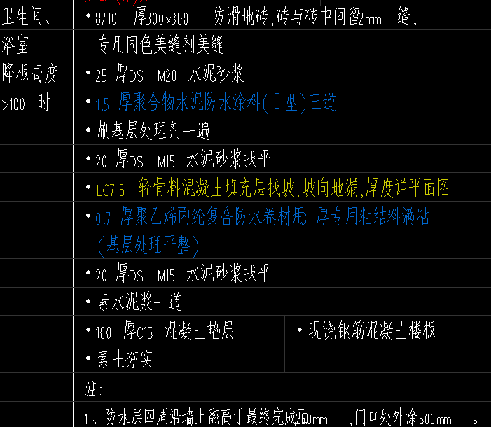 答疑：关于卫生间防水上翻，防水卷材和防水涂料，两层都要上翻吗