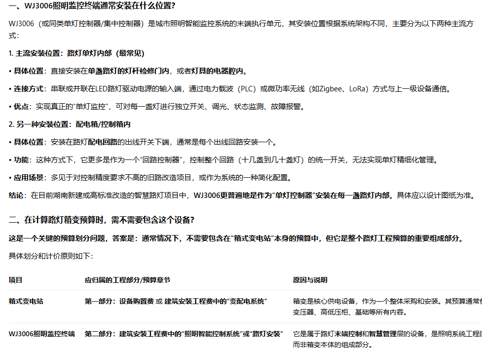 答疑：照明监控终端