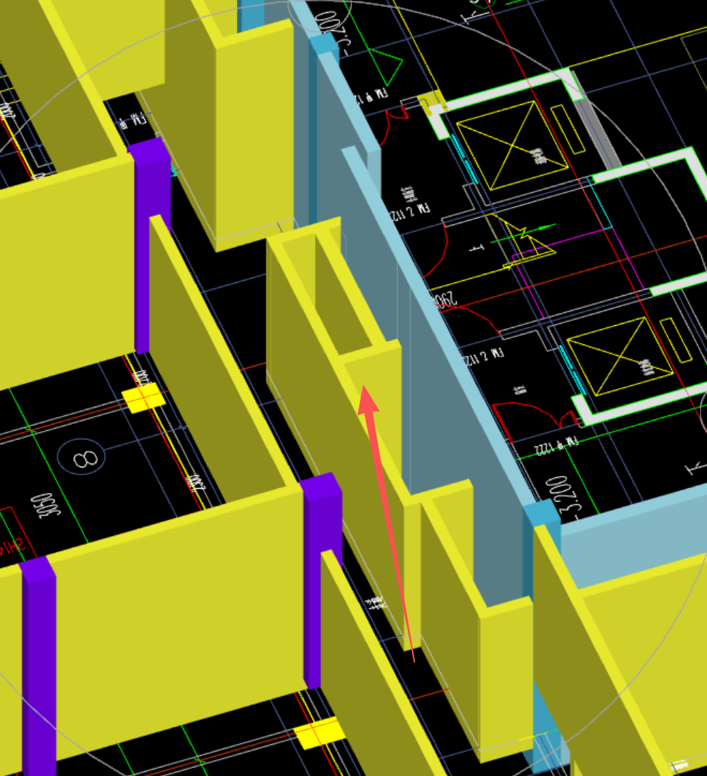 答疑：在画地库，这一部分的采光井的墙体顶标高应画到±0还是梁顶/板顶呢