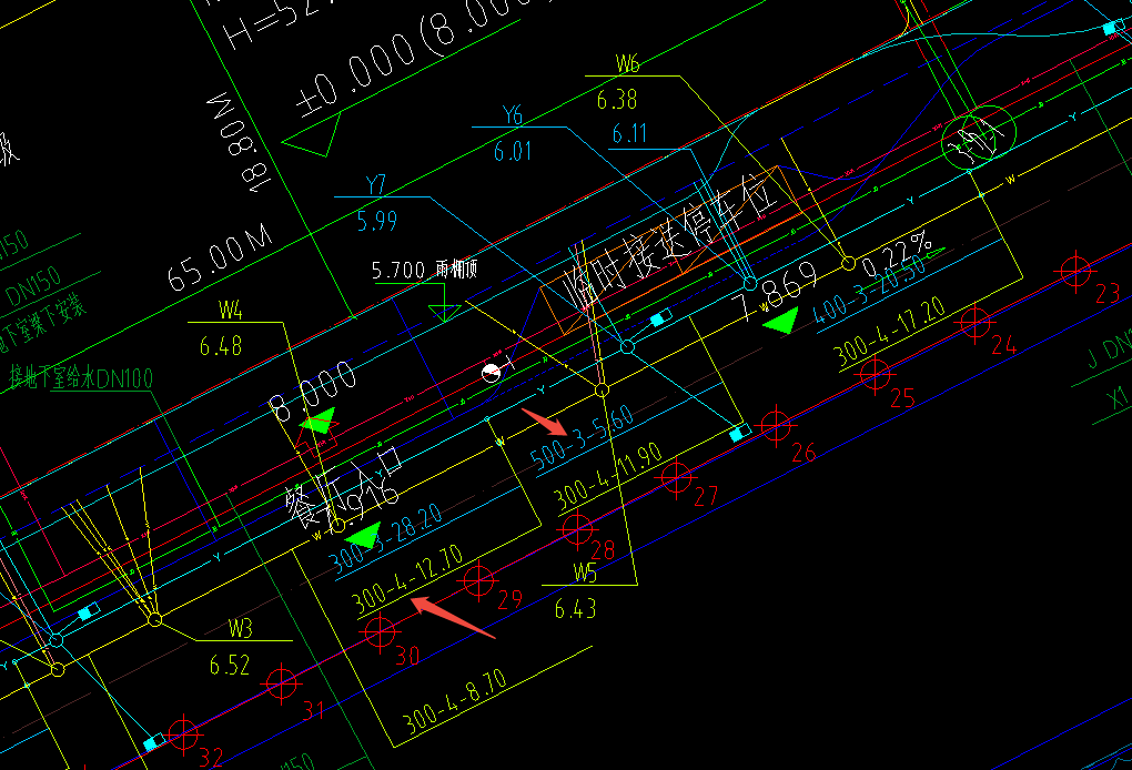 答疑：给排水图的这几个数字是什么意思