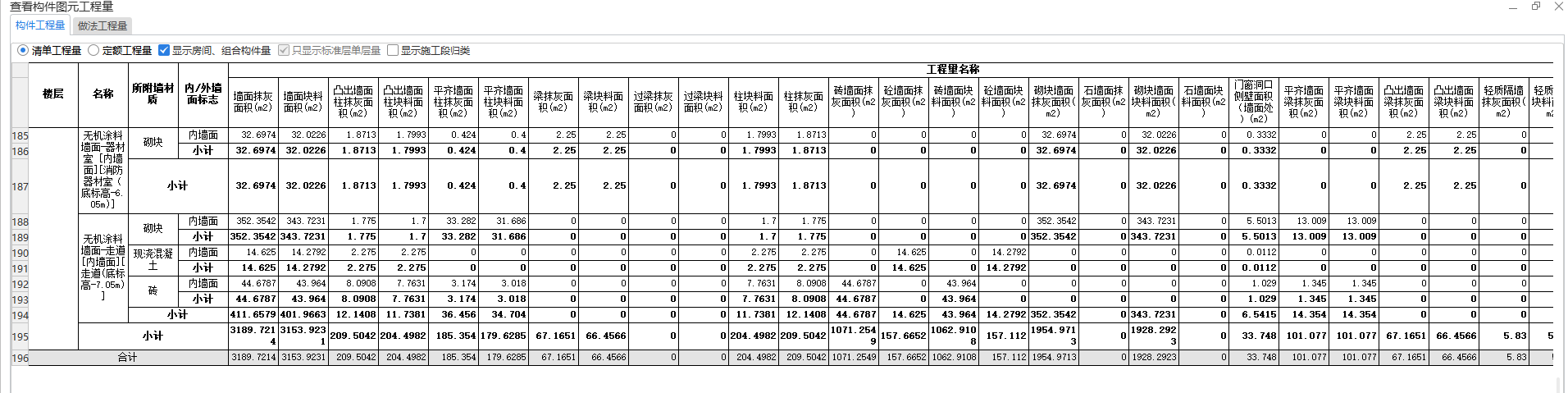 答疑：为什么我的墙面抹灰清单工程量比定额工程量要大