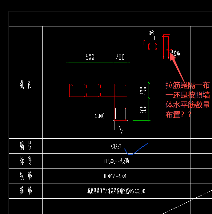 答疑：专家们，这种暗柱配筋怎么设置？？？