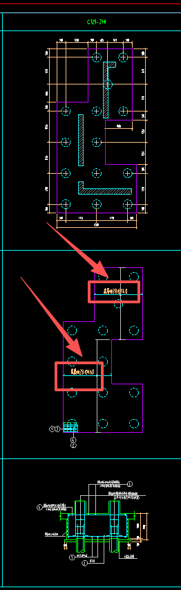 答疑：这个承台的横向底筋有2个间距，该怎么画？