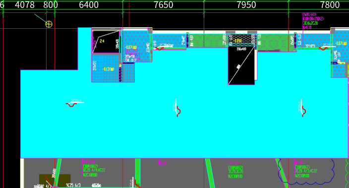 答疑：这种图纸导入后一片蓝色看不清梁标注怎么办？