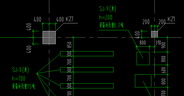 答疑：问下各位老师这个设备基础h=200，h=700是厚度还是底标高呢