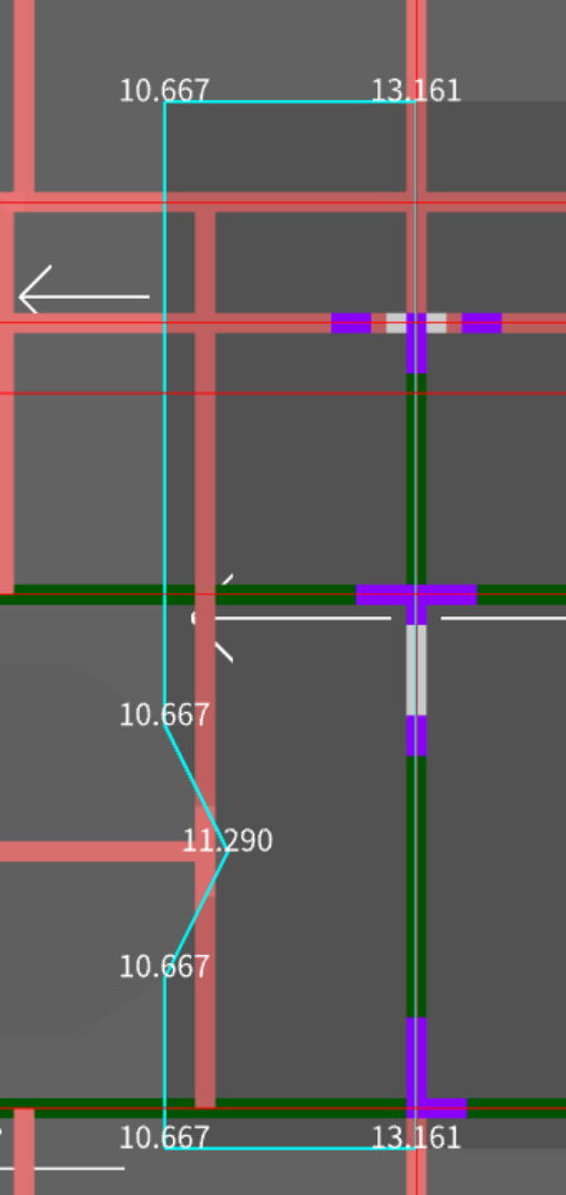 答疑：三点变斜后   不同位数    为啥斜板的原始面积不对    急急急