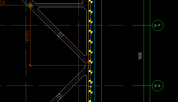 答疑：请问支撑梁加掖处的边尺寸怎么算出来？