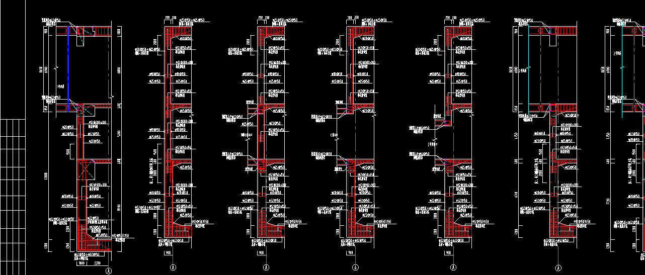 答疑：请问这些紫色的钢筋线是那块的该怎么计算呢