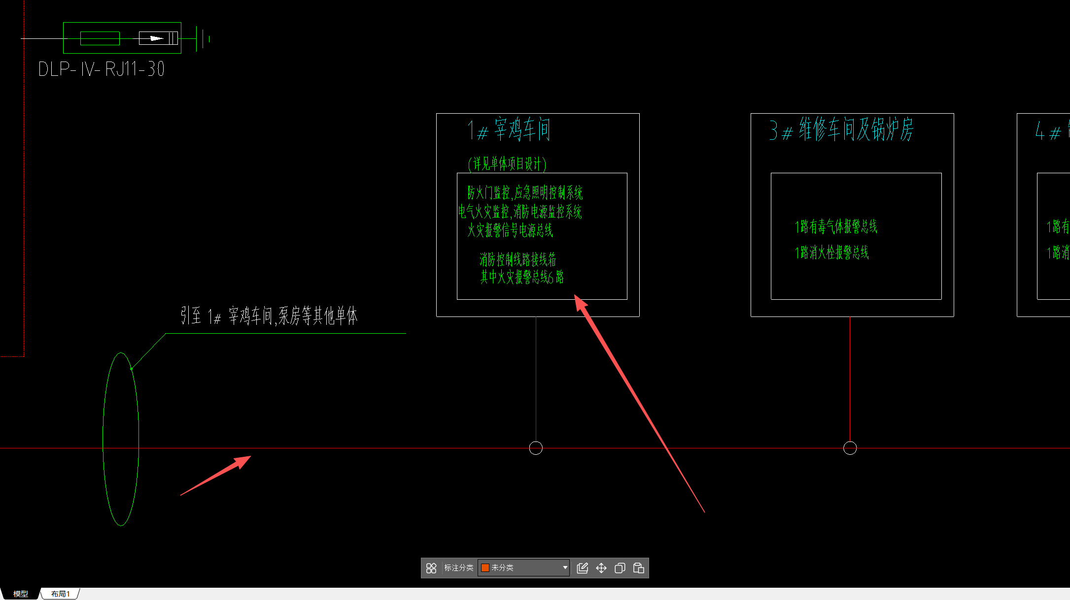 答疑：从消防控制室引入，是只有火灾火灾报警总线6路，还是防火门监控、应急线都从消防控制