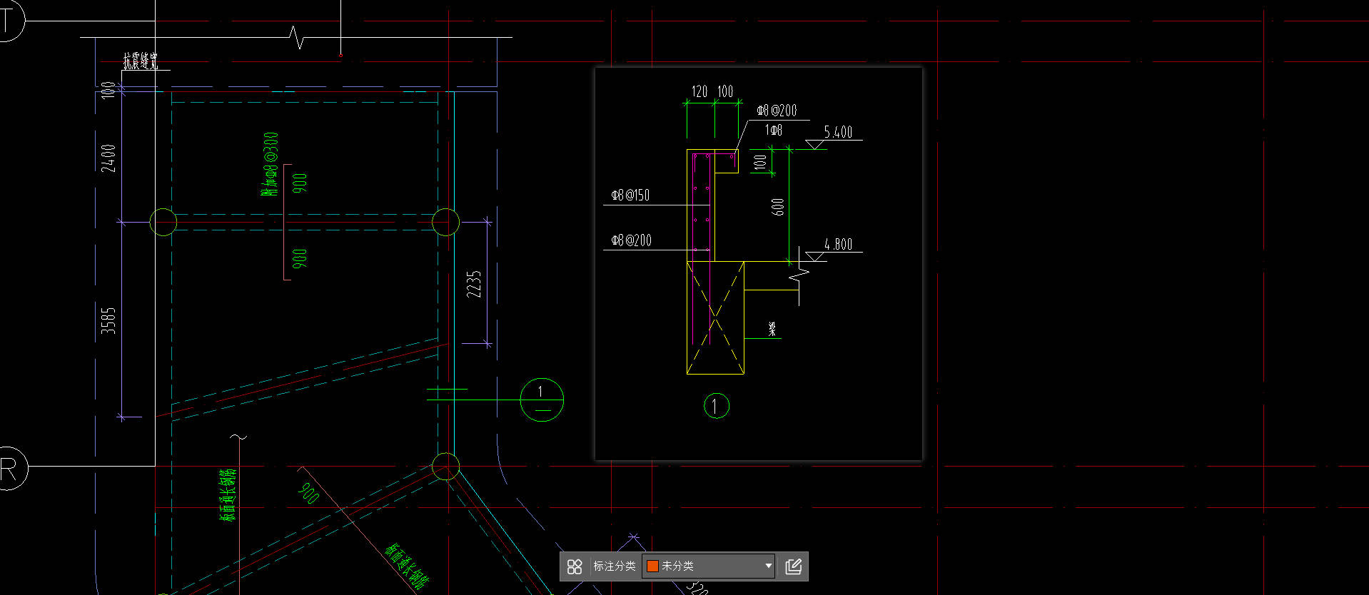 答疑：大佬们，在GTJ这个梁的节点钢筋怎么布置？