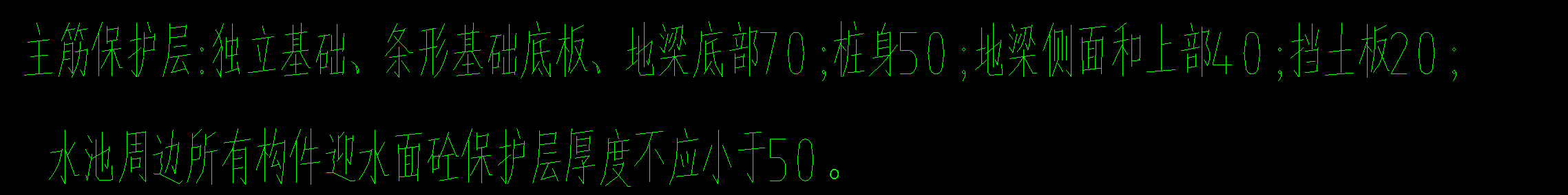 答疑：基础联系梁（图纸中为地梁）的保护层厚度不止一个，这种情况怎么设置？