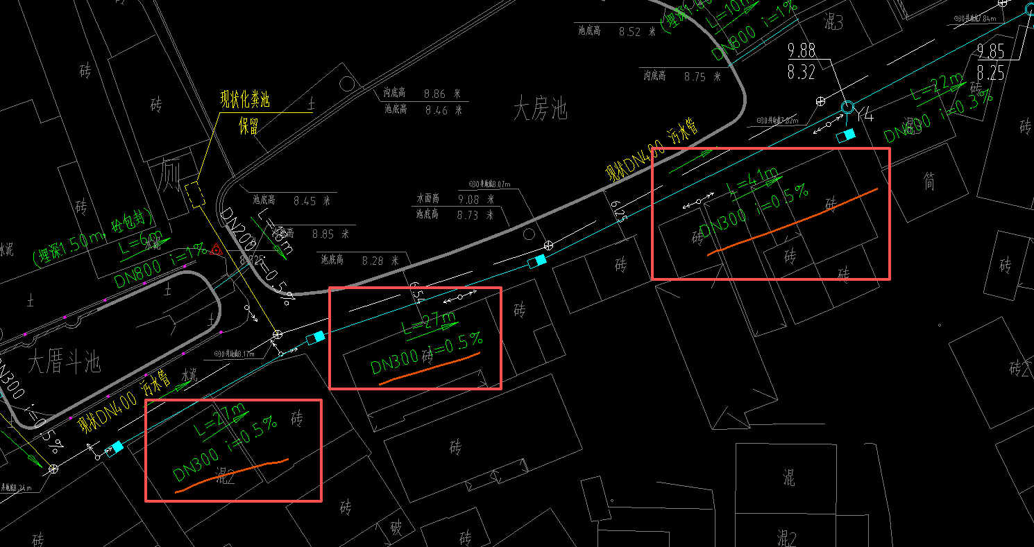 答疑：这里的雨水管工程量差在哪？