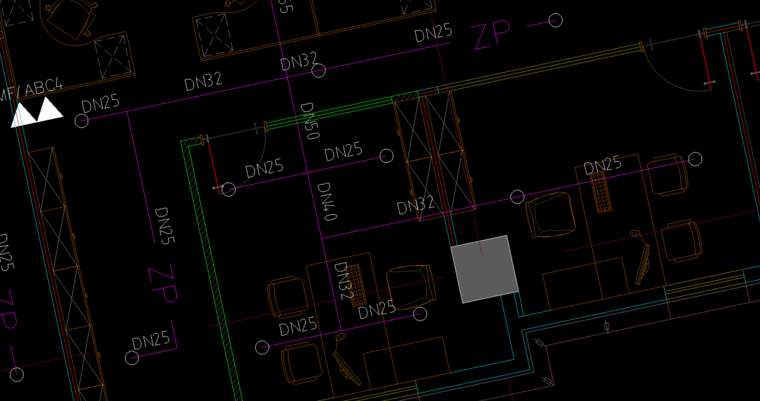 答疑：喷头是下喷头，是不是从主管到喷头得有段立管？立管高度怎么确定
