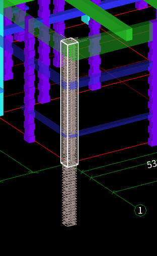 答疑：这柱的箍筋怎么处理  会影响整体的钢筋量不？
