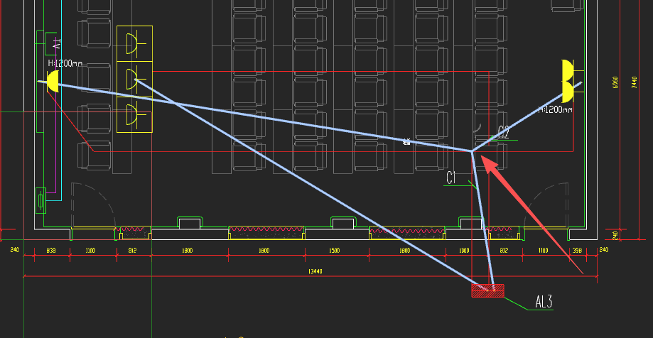 答疑：地面刻槽的话箭头这里可以这样接线吗，还是先走到右边插座再出线到左边插座呢