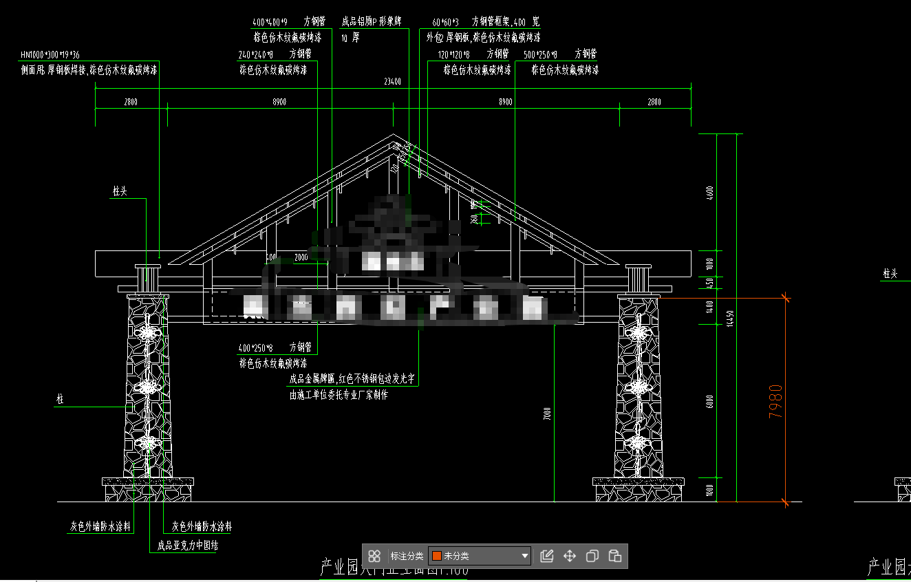 答疑：想问一下大神们 这种新建大门计算综合脚手架怎么计算