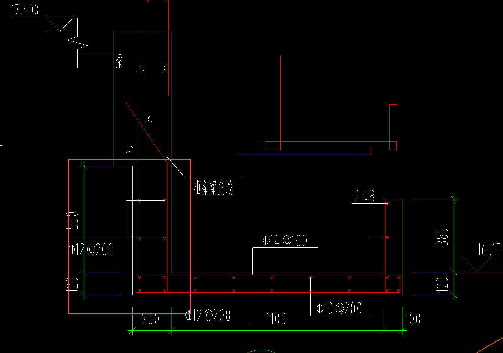答疑：这是一个雨棚，想请问一下，圈圈的部位用什么构件画
