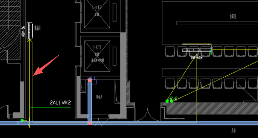 答疑：空调电是走桥架嘛，电线是从配电箱走嘛