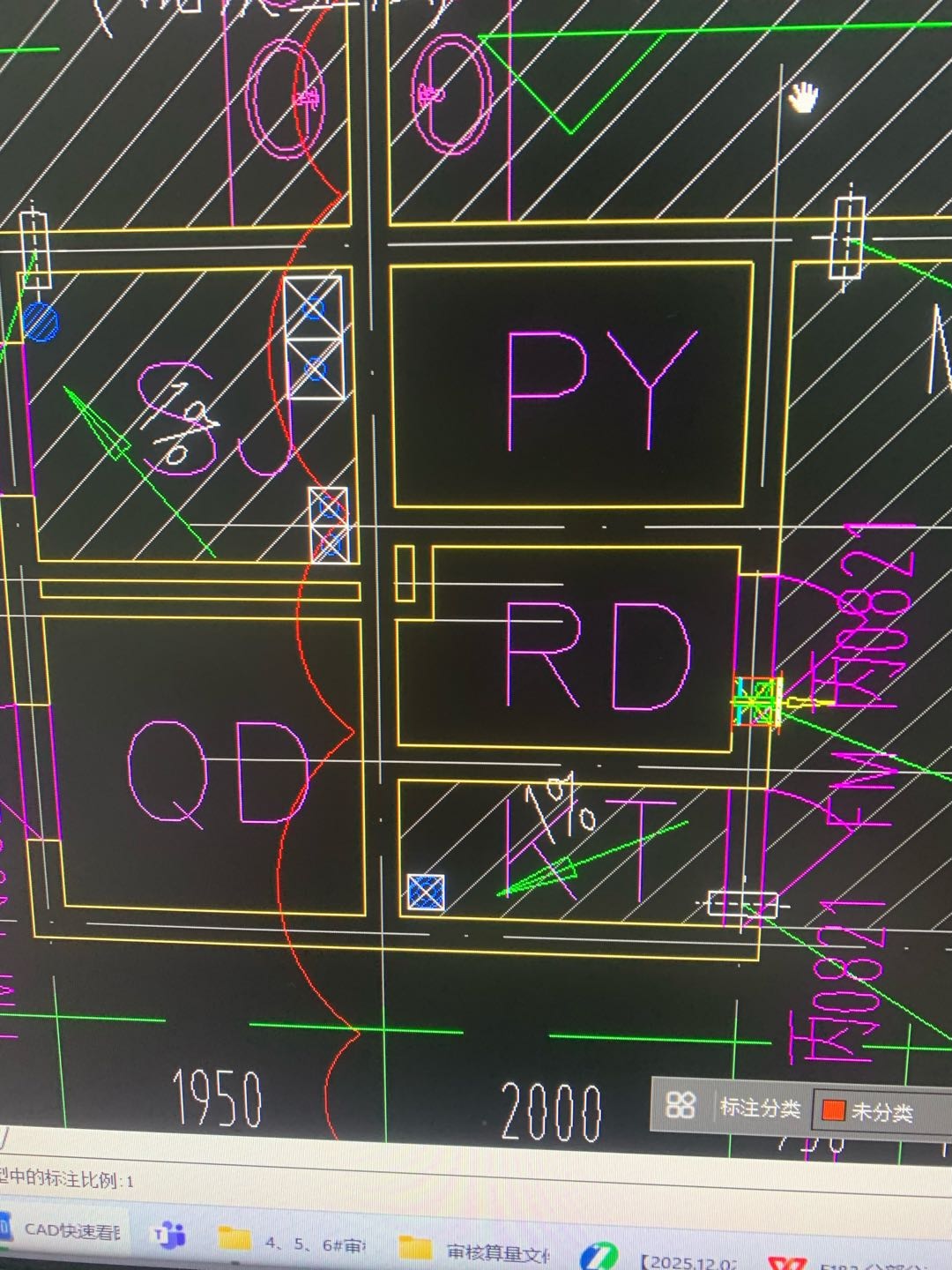 答疑：请问像这种图上。这个PY和DQ和RD是什么井？