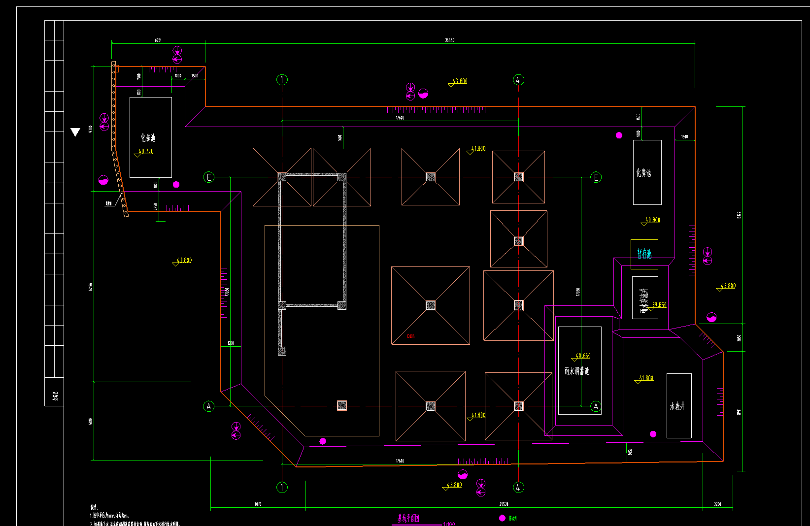 答疑：13清单。如图，基坑护坡大开挖，场地平整是按护坡底面积还是按上口面积计算