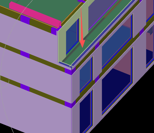 答疑：各位大神这是个露台下面是个房间那这个顶棚是按房间的归类还是归类为露台的天棚？