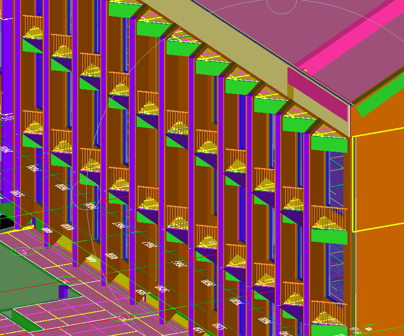 答疑：请问一下这里雨篷的建筑面积要算吗？这个是不是有柱雨篷