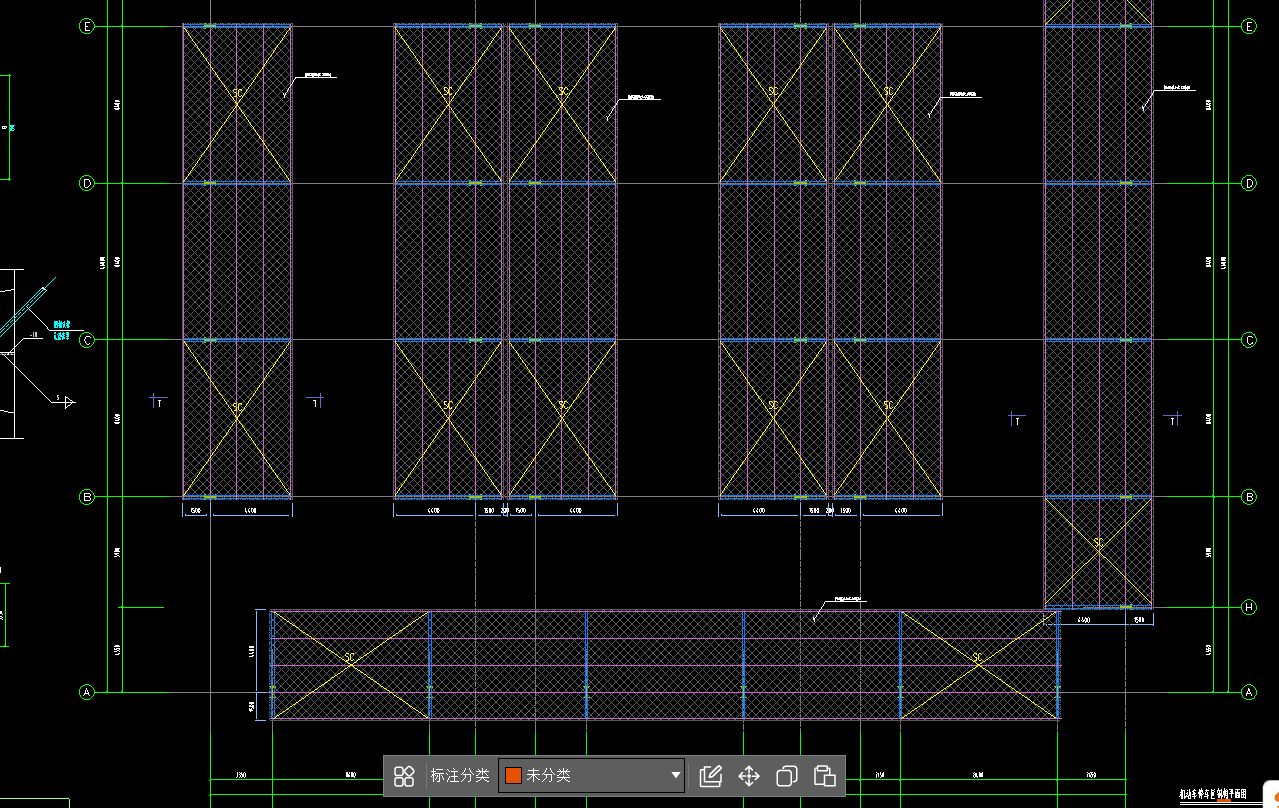 答疑：图上没有标注出哪些是钢梁，哪些是系杆，请问怎么区分