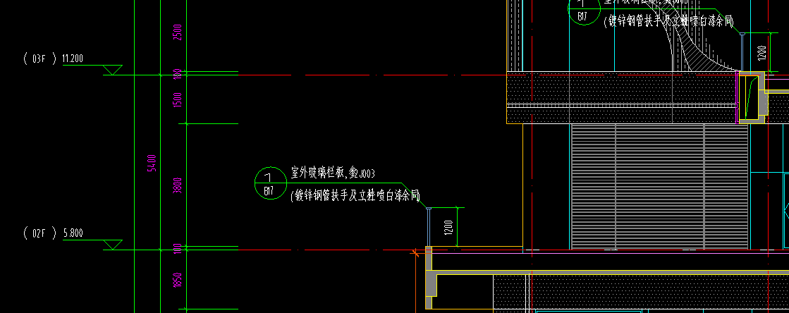 答疑：老师们，这个格栅的底标高是什么   5.8吗