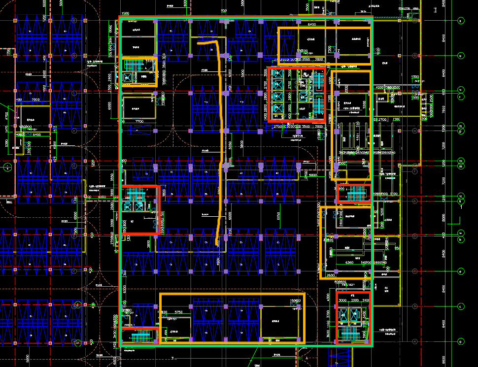 答疑：图纸主楼和地库划分问题
