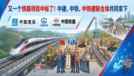 又一个铁路项目中标了！中建、中铁、中铁建联合体共同拿下
