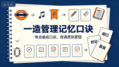 一造管理速记口诀