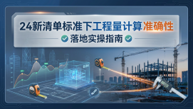 24新清单标准下工程量计算准确性落地实操指南 