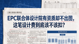 EPC 联合体设计院有资质却不出图，这笔设计费到底该不该扣？