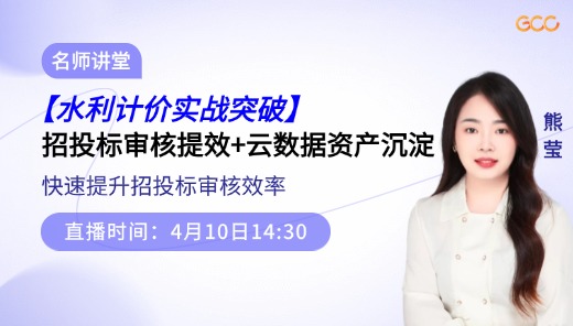 【水利计价实战突破】 ——招投标审核提效+云数据资产沉淀