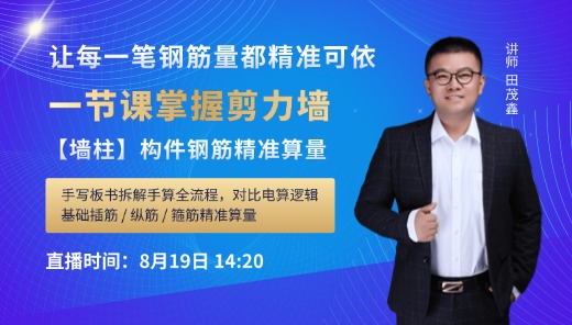 一节课掌握剪力墙【墙柱】构件钢筋的精准算量