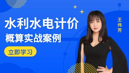 水利计价估概算案例实战