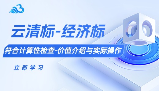 云清标-经济标-符合计算性检查-价值介绍与实际操作