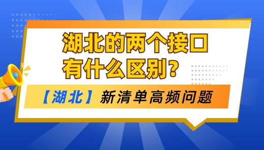 湖北24清单计价方法和湖北交换接口2024接口的区别