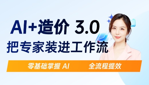 AI+造价 3.0：把造价专家装进工作流