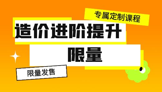 定制课程--造价进阶提升