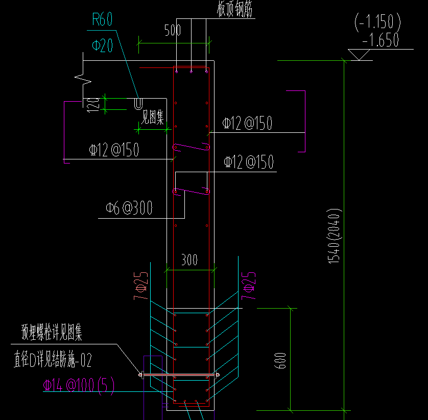 答疑：人防门上的构建是用墙构建画吗。下面的14c25和c14-100（5）怎么画上。