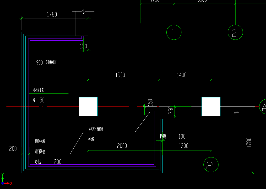 答疑：请问：图中不锈钢栏杆可以用什么构件绘制